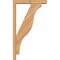 Ekena Millwork Funston Block Smooth Bracket w/ Offset Brace, Western Red Cedar, 3 1/2"W x 16"D x 28"H BKT0402X16X28FST05SWR - alternate 4